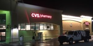 Suncoast Roof Cleaning in Sarasota CVS pharmacy cleaning at night